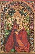 Martin Schongauer Madonna at the Rose Bush Germany oil painting artist